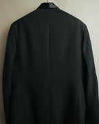 "Dior" 80's-90's Tailored shawl collar tuxedo jacket