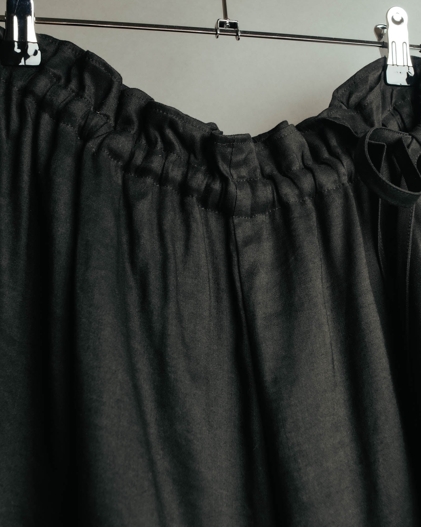 "Y's" 2010's-20's Asymmetric drawstring skirt-like pants