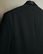 "Dior" 80's-90's Tailored shawl collar tuxedo jacket