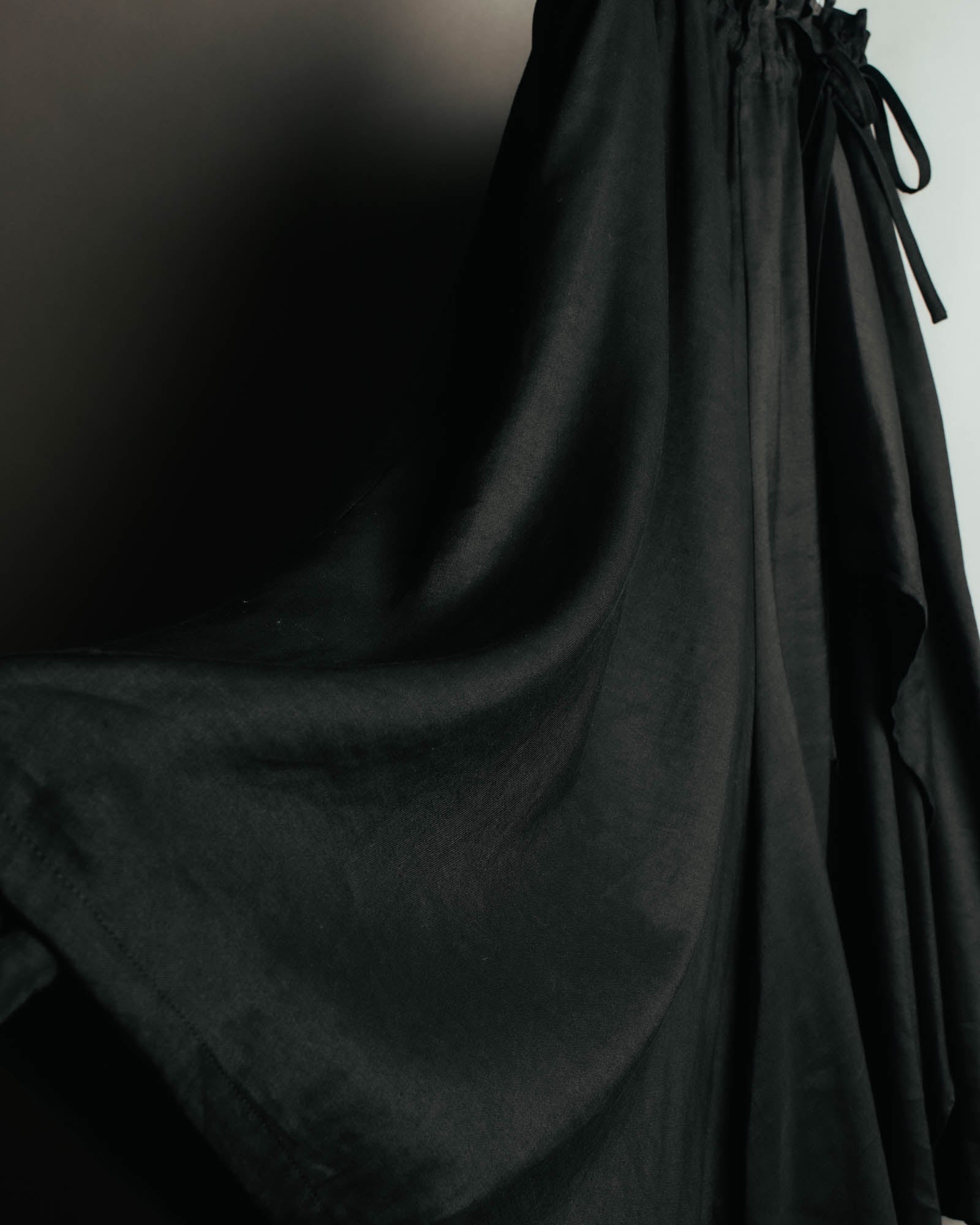 "Y's" 2010's-20's Asymmetric drawstring skirt-like pants