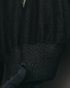 "Christian Dior" 80's-90's Beaded silk wool knit sweater