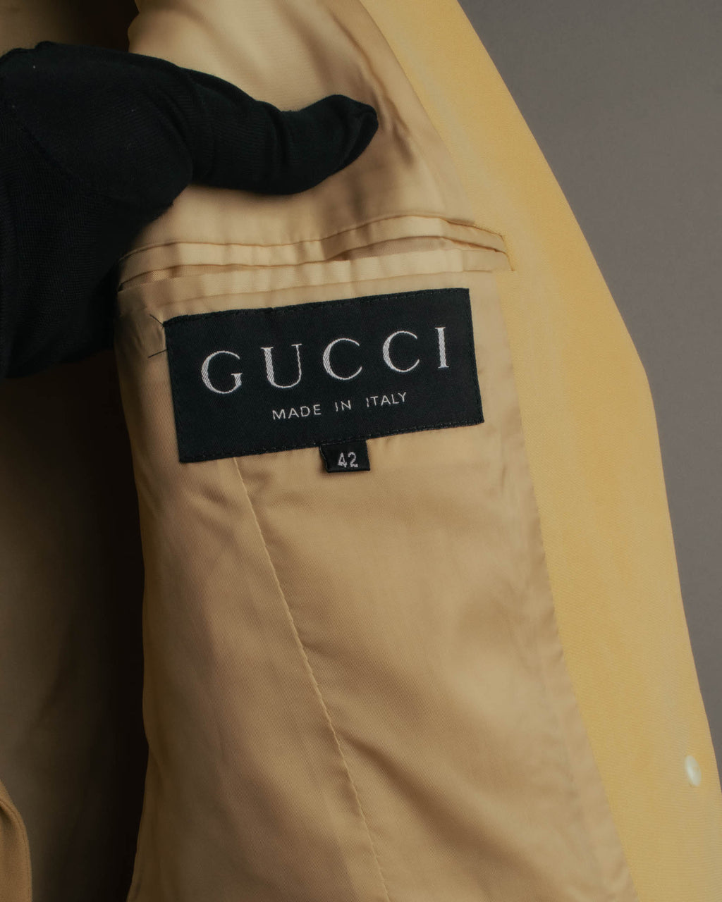“GUCCI” 90’s Soft tailored minimal blazer