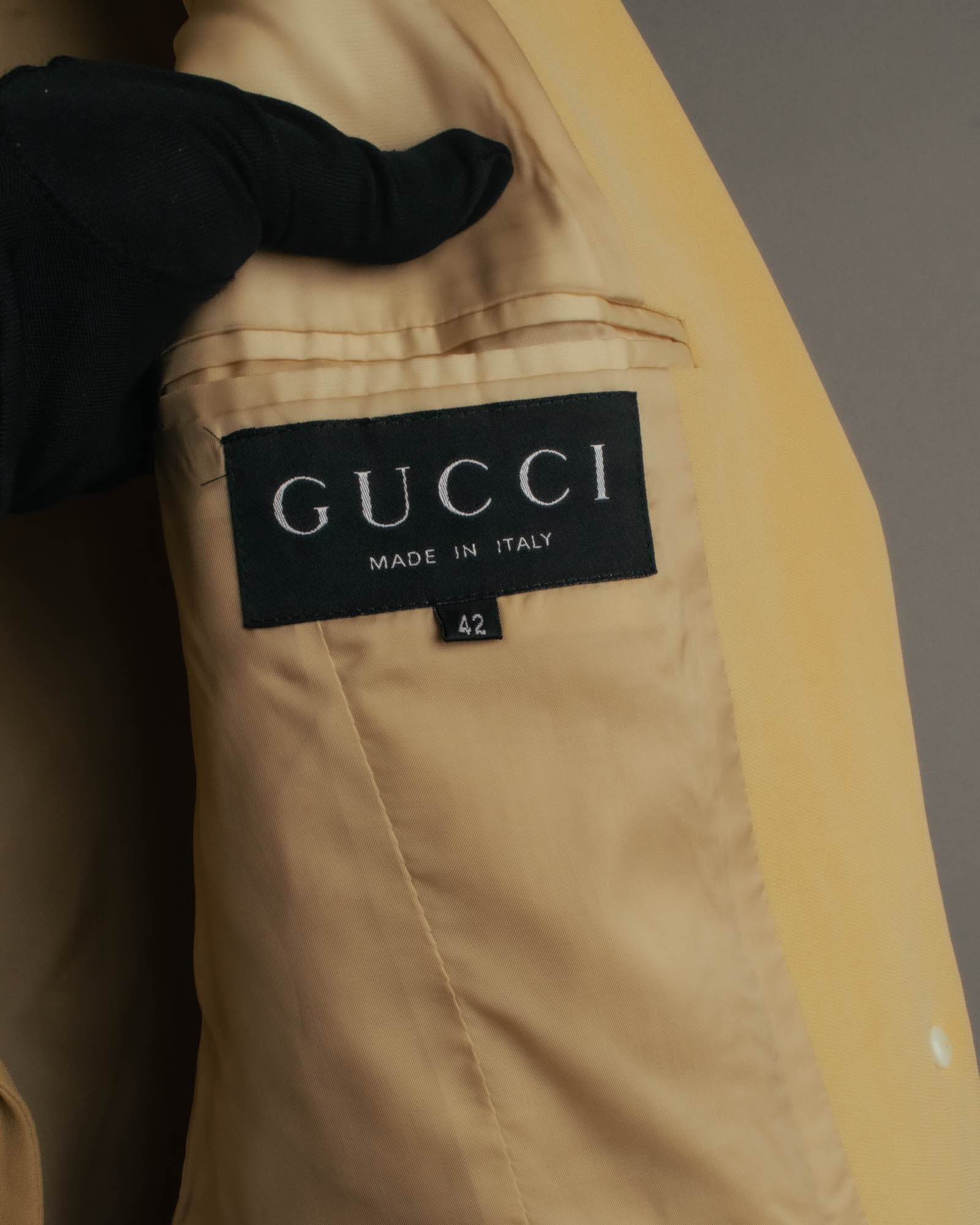 “GUCCI” 90’s Soft tailored minimal blazer
