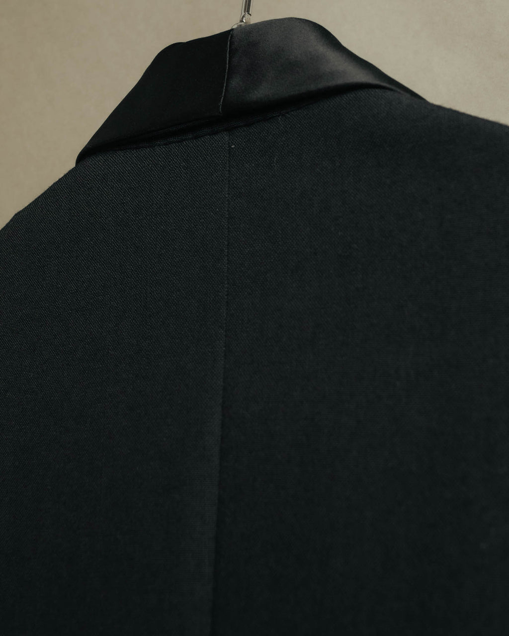 "Dior" 80's-90's Tailored shawl collar tuxedo jacket