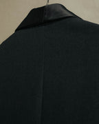 "Dior" 80's-90's Tailored shawl collar tuxedo jacket