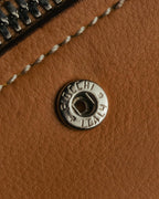 “Salvatore Ferragamo” 00’s-10’s Canvas leather gancini detail 2way handbag