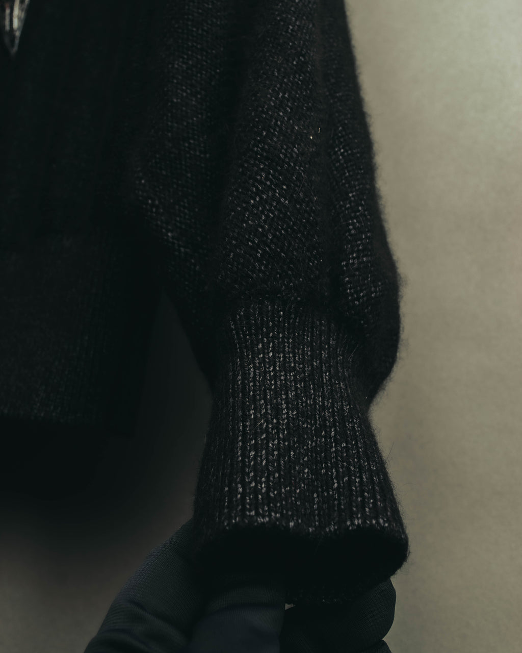 "Christian Dior" 80's-90's Beaded silk wool knit sweater
