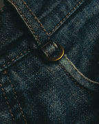 "PRADA Sports" 00's Faded wide straight denim jeans