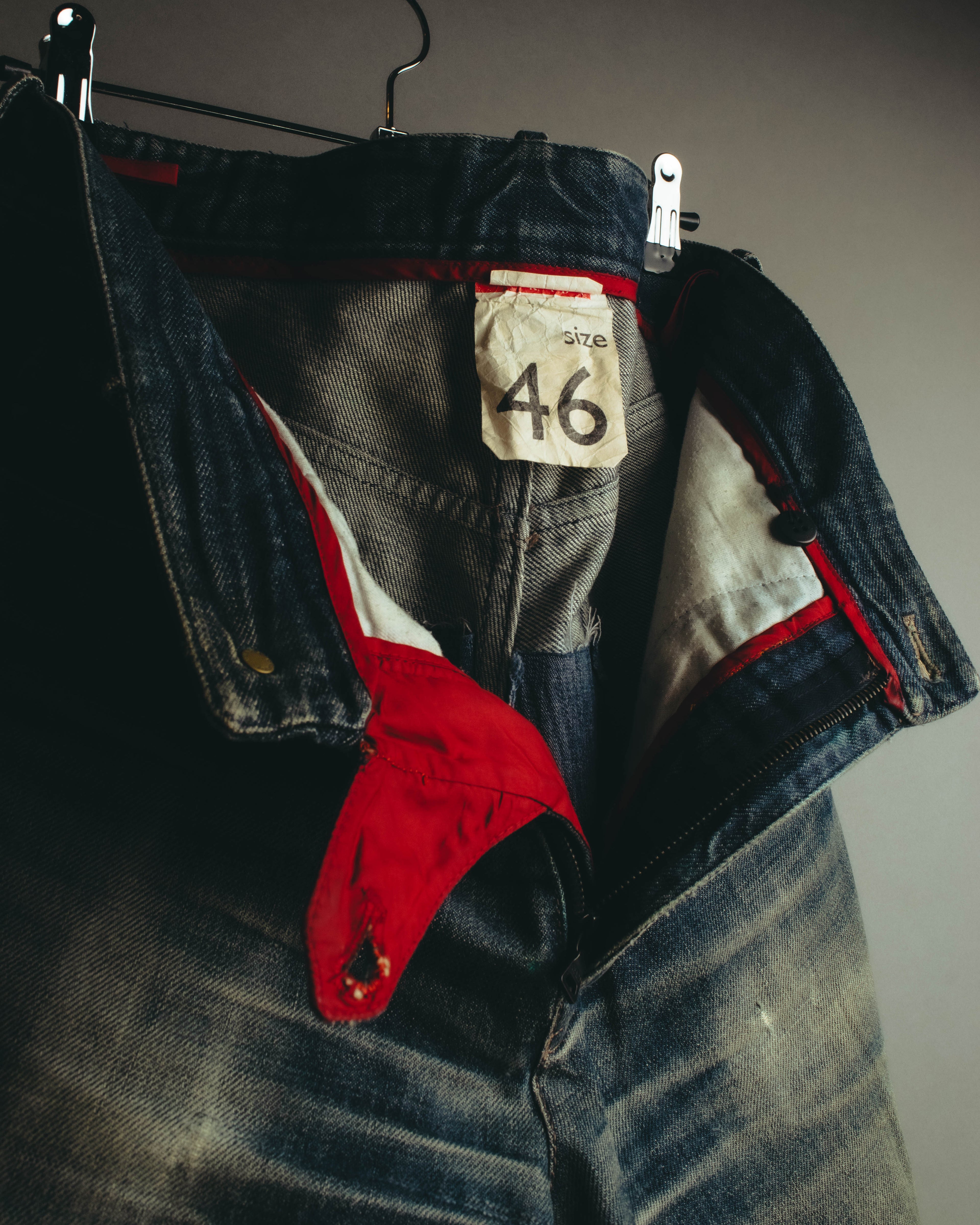 "PRADA Sports" 00's Faded wide straight denim jeans