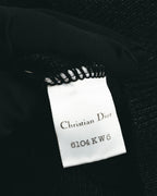 "Christian Dior" 80's-90's Beaded silk wool knit sweater