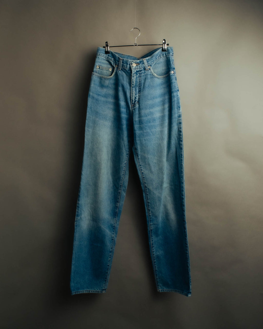 "GUCCI" 80's-90's Faded straight denim jeans