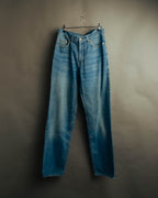 "GUCCI" 80's-90's Faded straight denim jeans