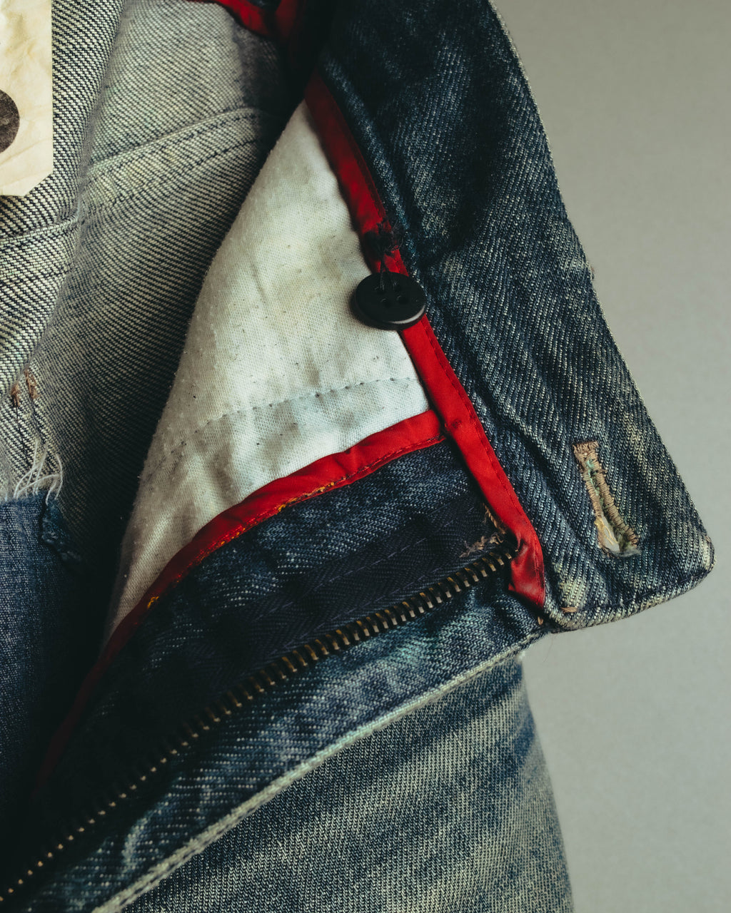 "PRADA Sports" 00's Faded wide straight denim jeans