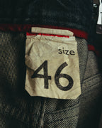 "PRADA Sports" 00's Faded wide straight denim jeans