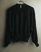 "Christian Dior" 80's-90's Beaded silk wool knit sweater