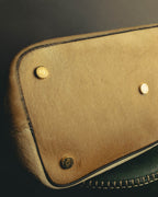 "BVLGARI" 10's Sculptural hair on two way handbag