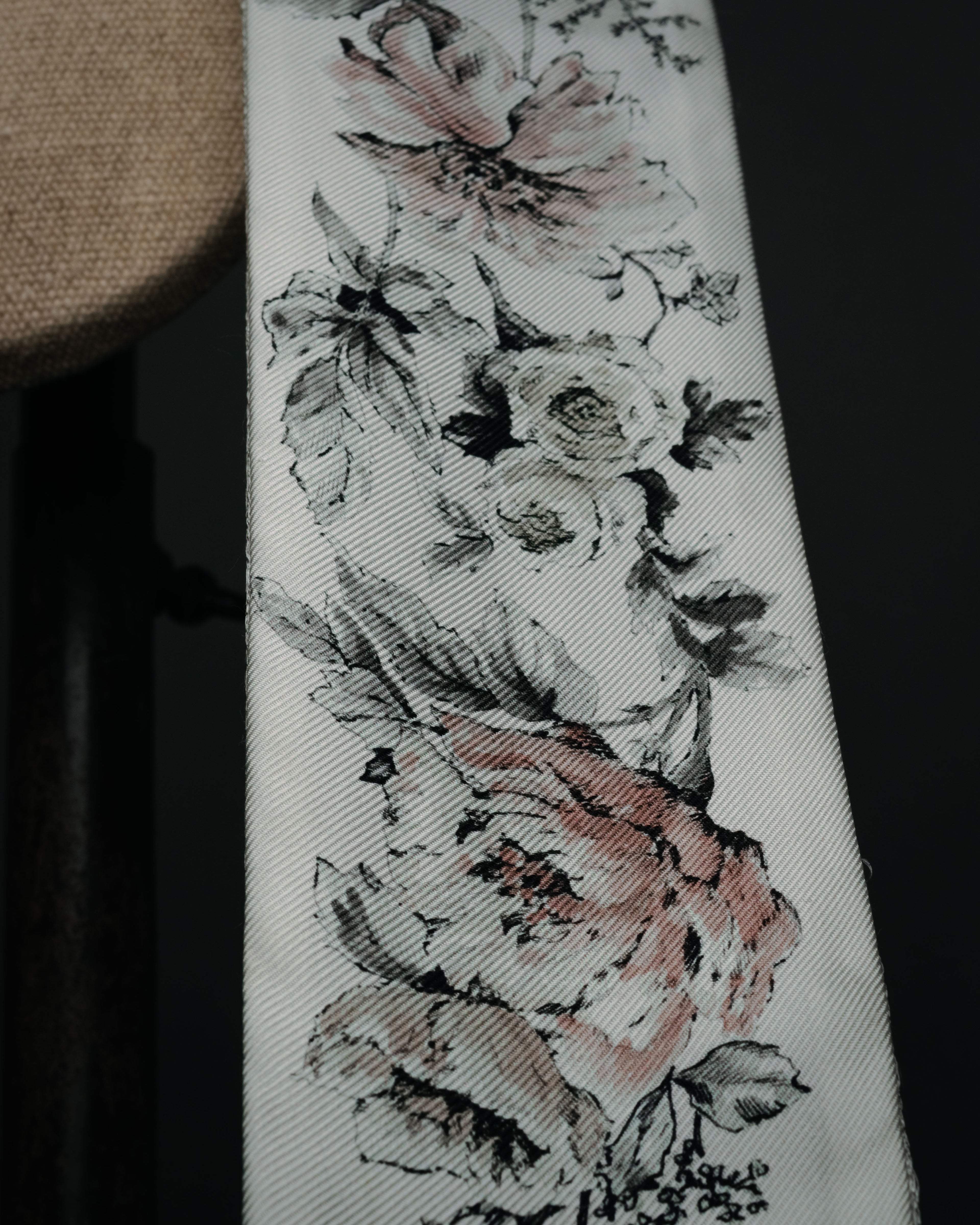 “Christian Dior“ 2018’s-2023’s Rose print silk mitzah scarf