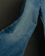 "GUCCI" 80's-90's Faded straight denim jeans