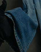 "GUCCI" 80's-90's Faded straight denim jeans