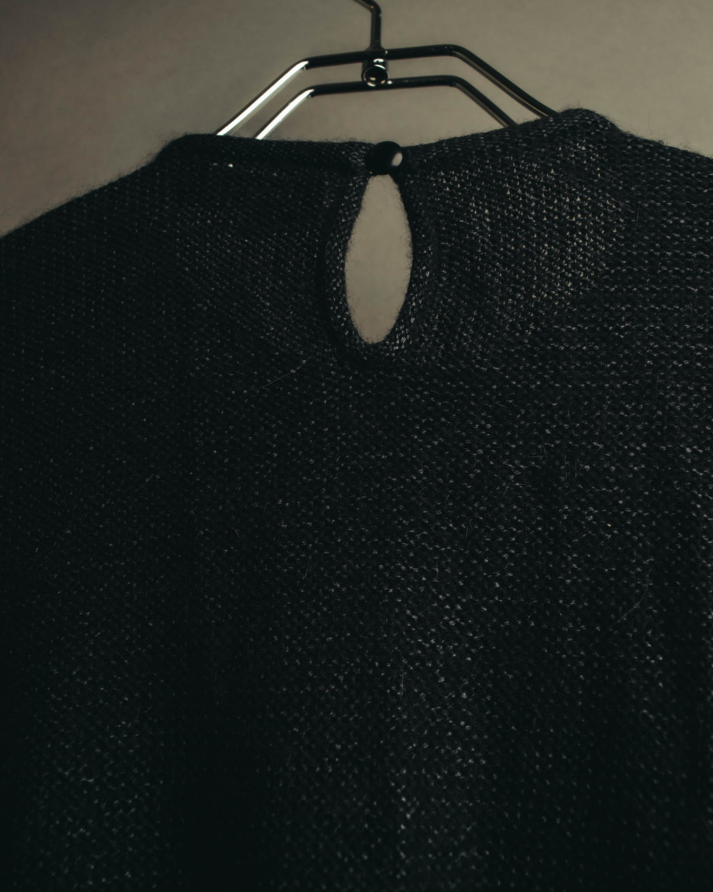 "Christian Dior" 80's-90's Beaded silk wool knit sweater