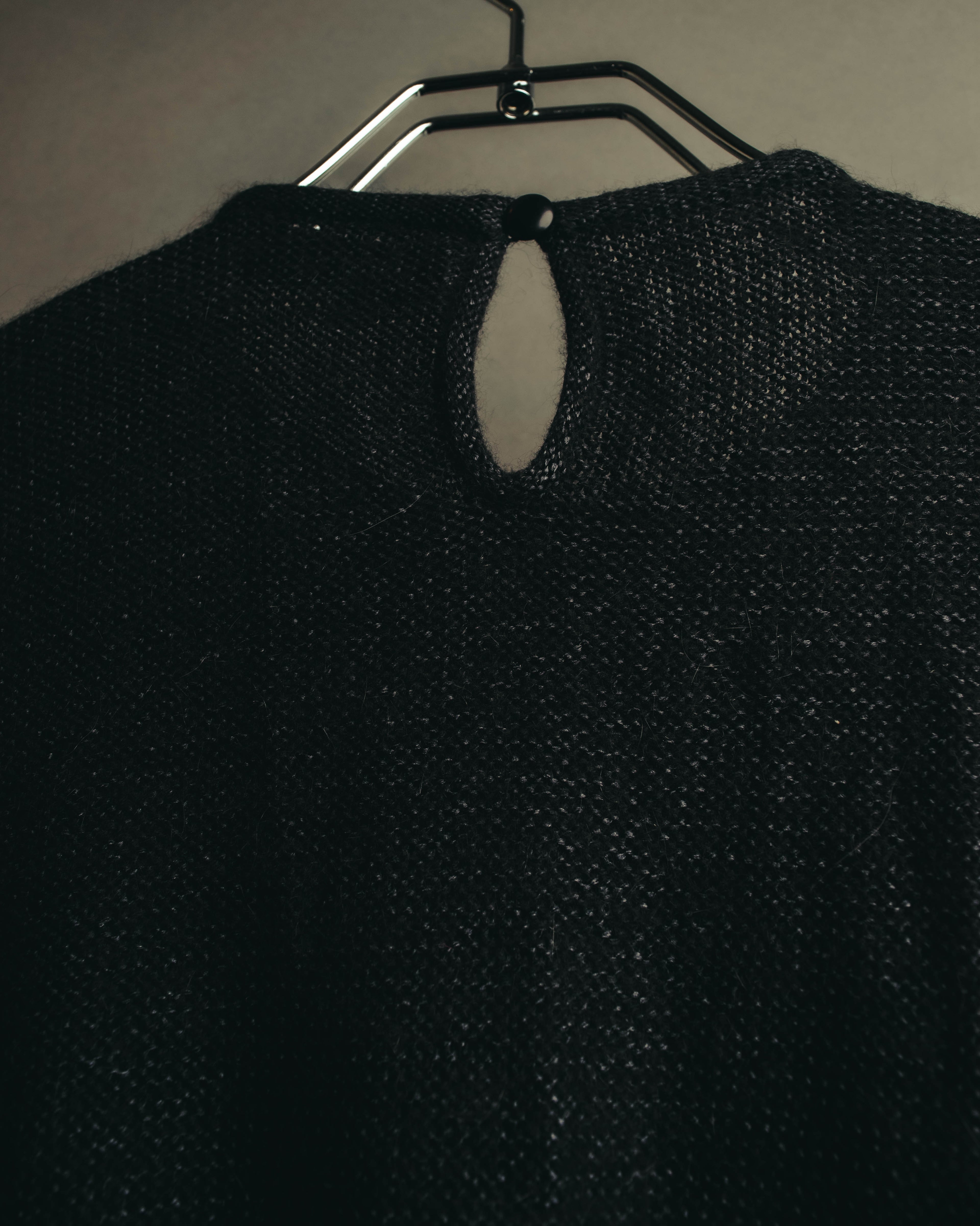 "Christian Dior" 80's-90's Beaded silk wool knit sweater
