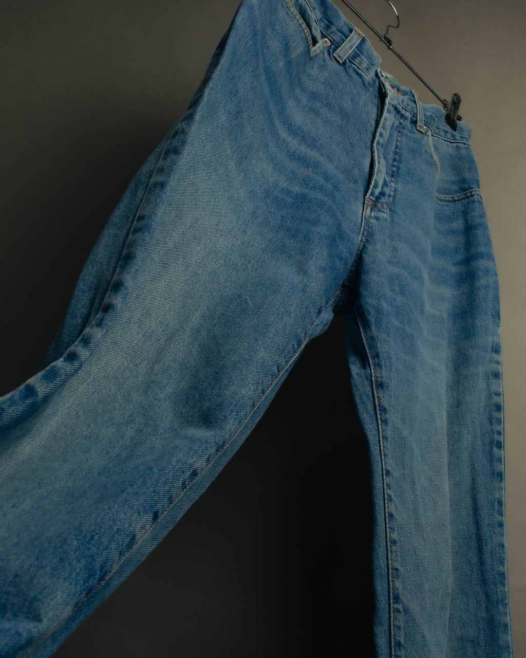 "GUCCI" 80's-90's Faded straight denim jeans