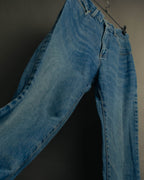 "GUCCI" 80's-90's Faded straight denim jeans