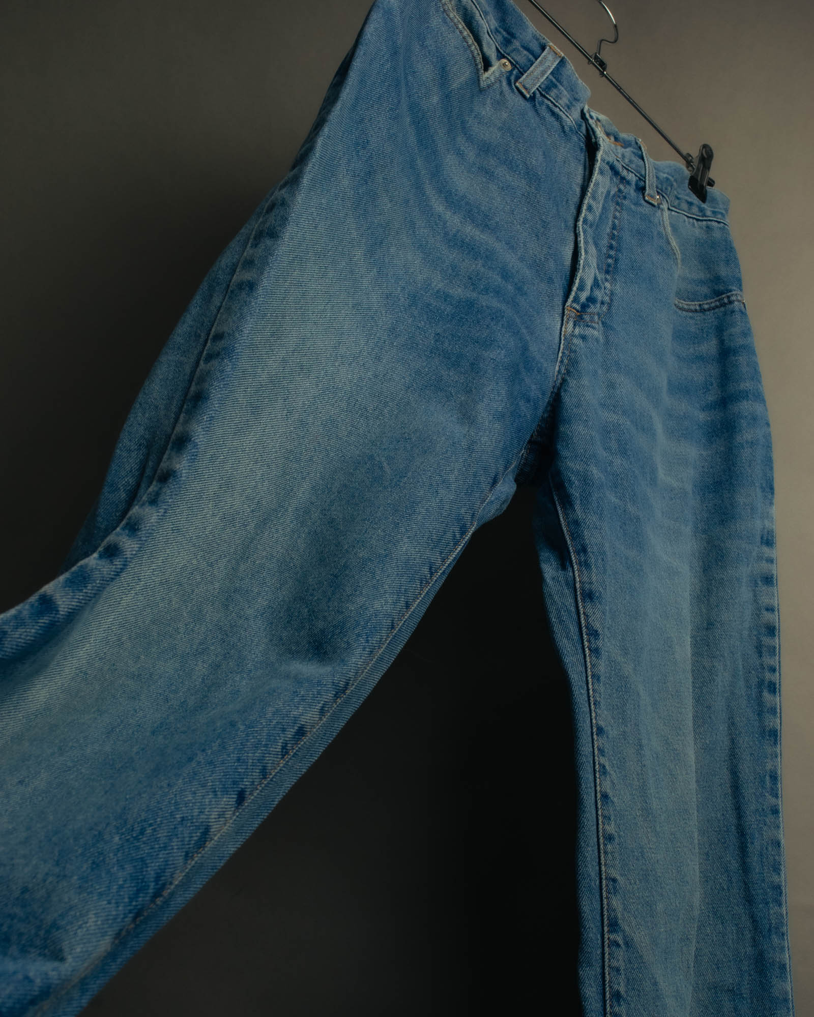 "GUCCI" 80's-90's Faded straight denim jeans