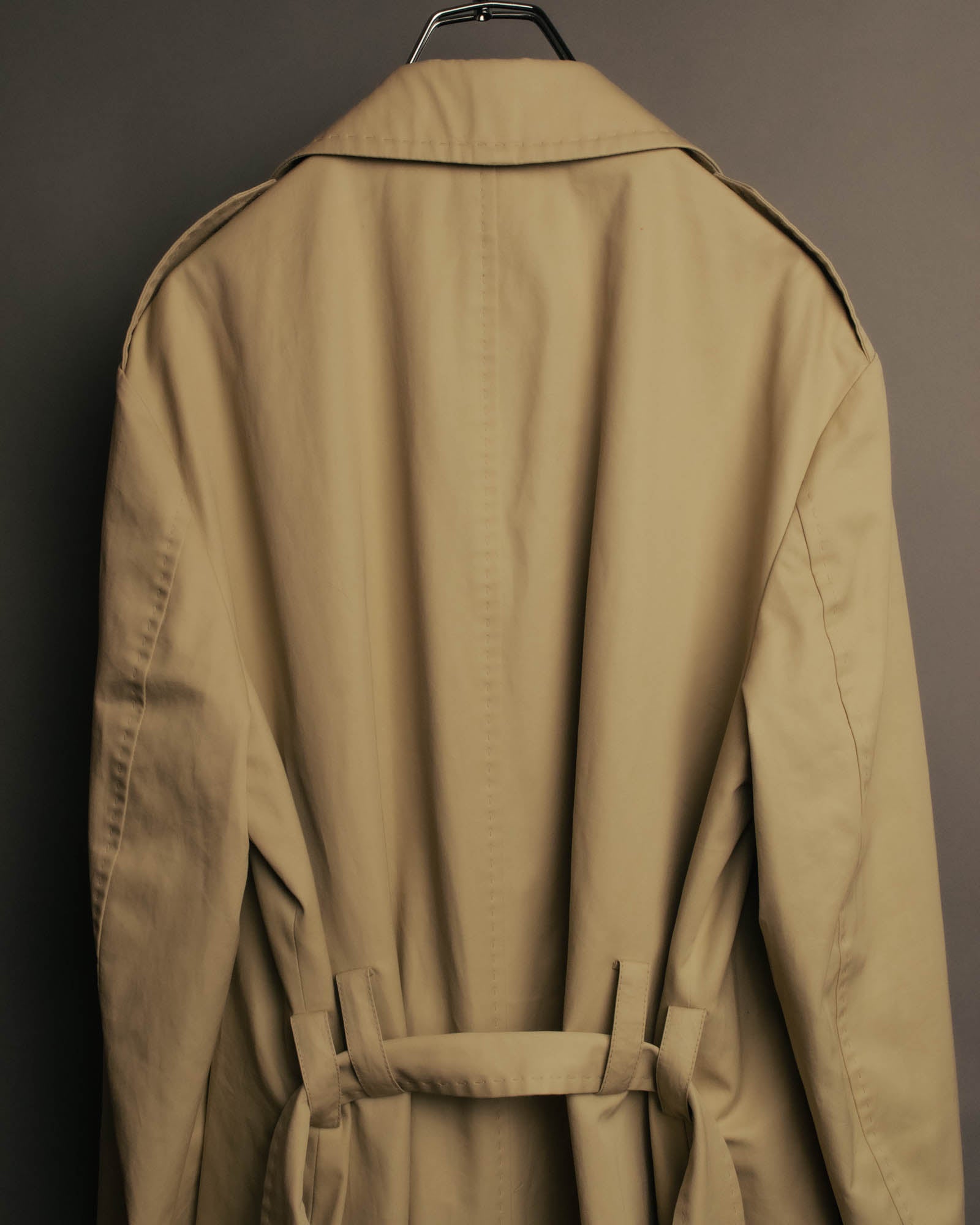 “DOLCE&GABBANA” 2000’s Crown patch belted trench coat