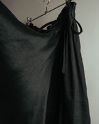 "Y's" 2010's-20's Asymmetric drawstring skirt-like pants