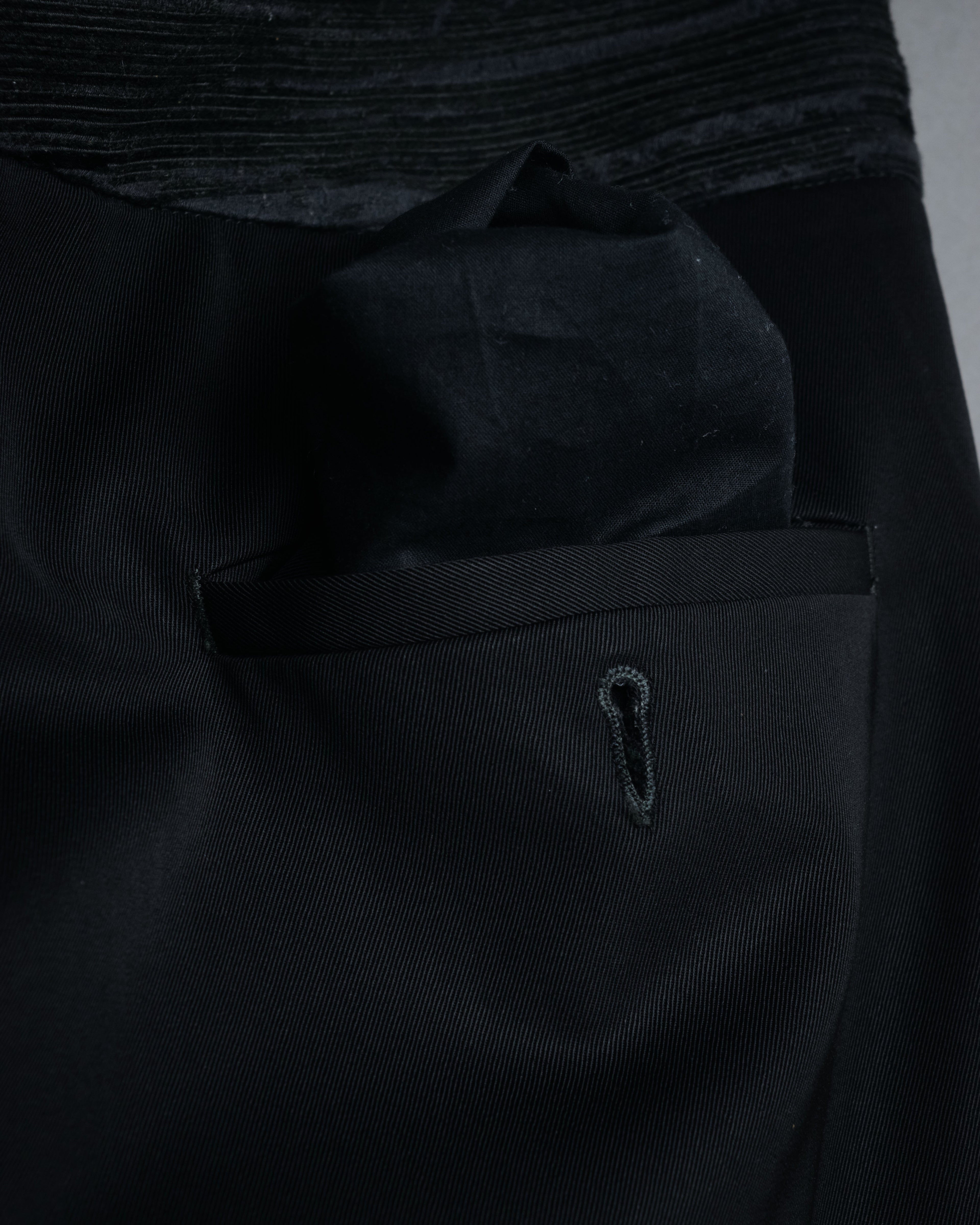 -SPECIAL- “Maison Martin Margiela” 2001-2003 Deconstructed cummerbund trousers