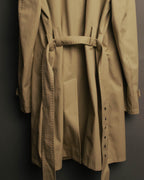 “DOLCE&GABBANA” 2000’s Crown patch belted trench coat