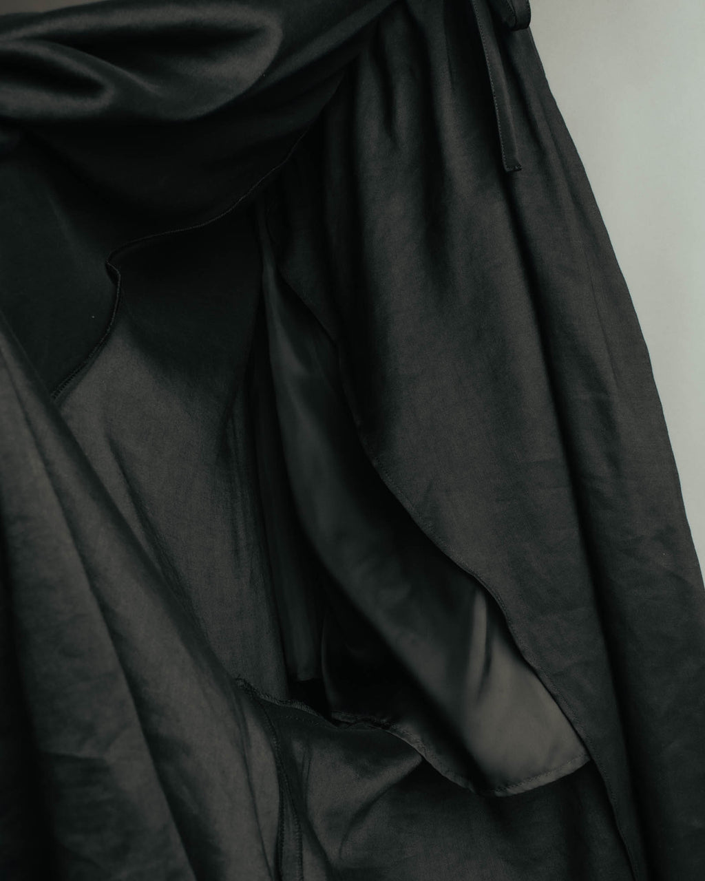 "Y's" 2010's-20's Asymmetric drawstring skirt-like pants