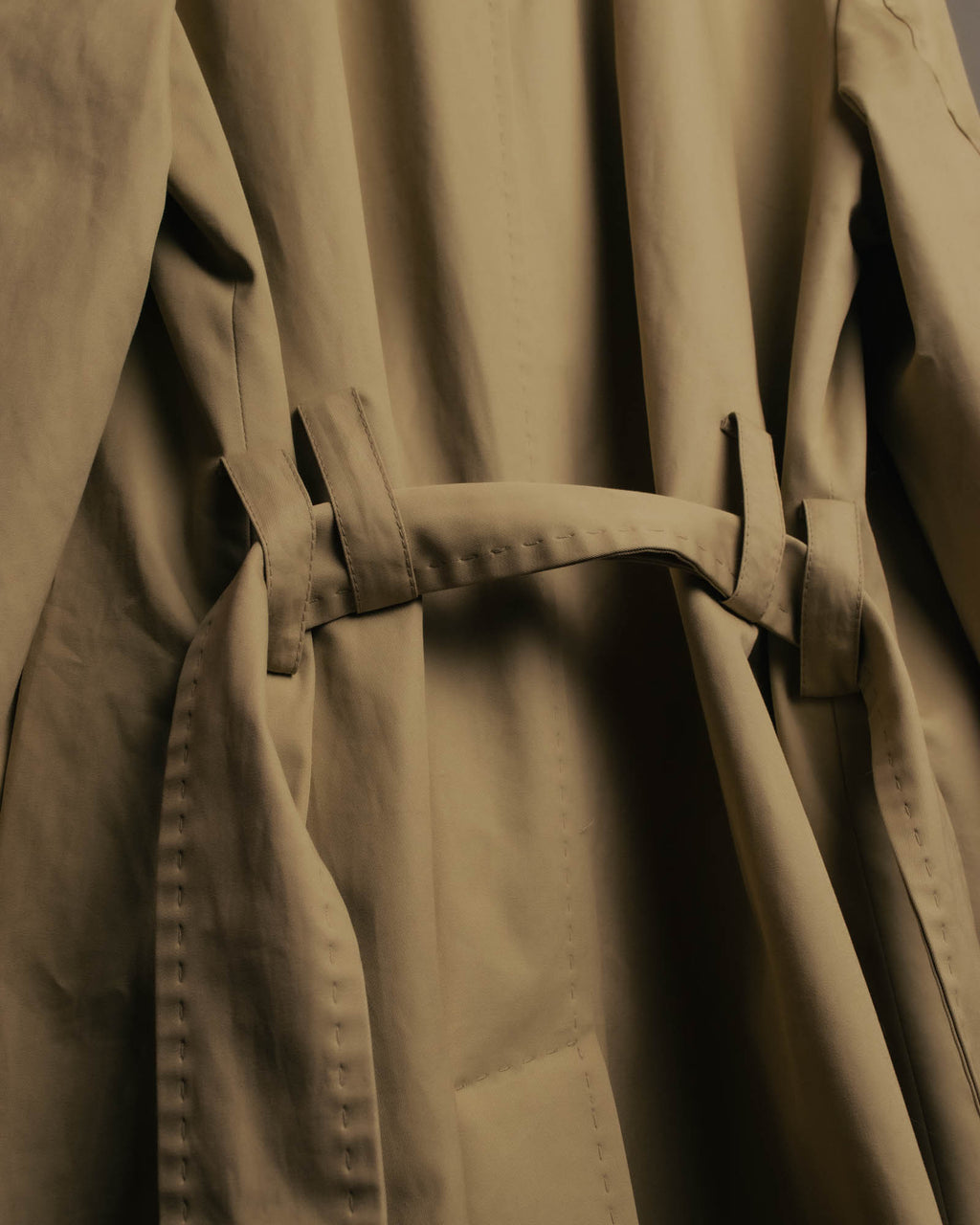 “DOLCE&GABBANA” 2000’s Crown patch belted trench coat