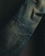 "PRADA Sports" 00's Faded wide straight denim jeans