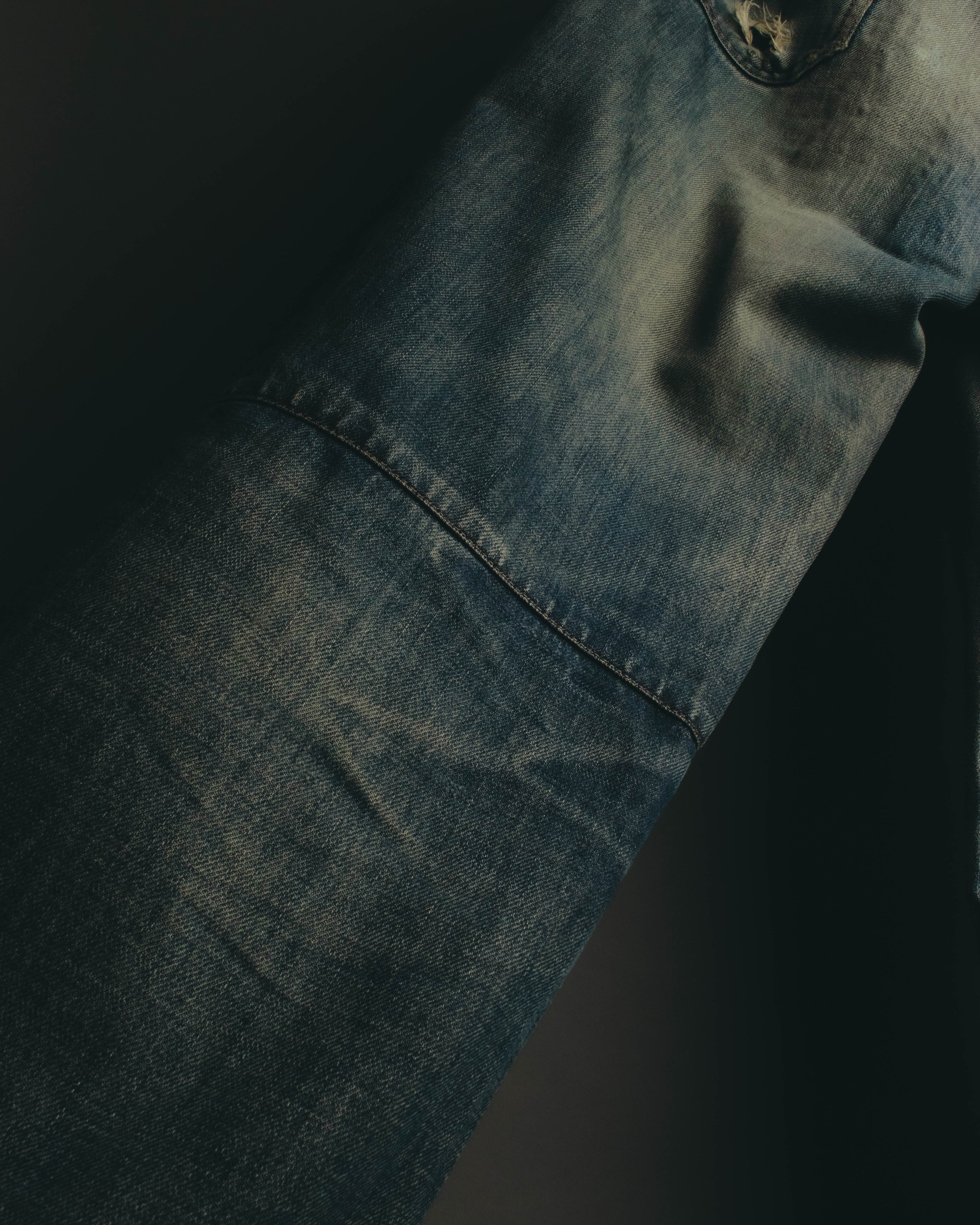 "PRADA Sports" 00's Faded wide straight denim jeans