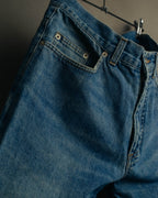 "GUCCI" 80's-90's Faded straight denim jeans
