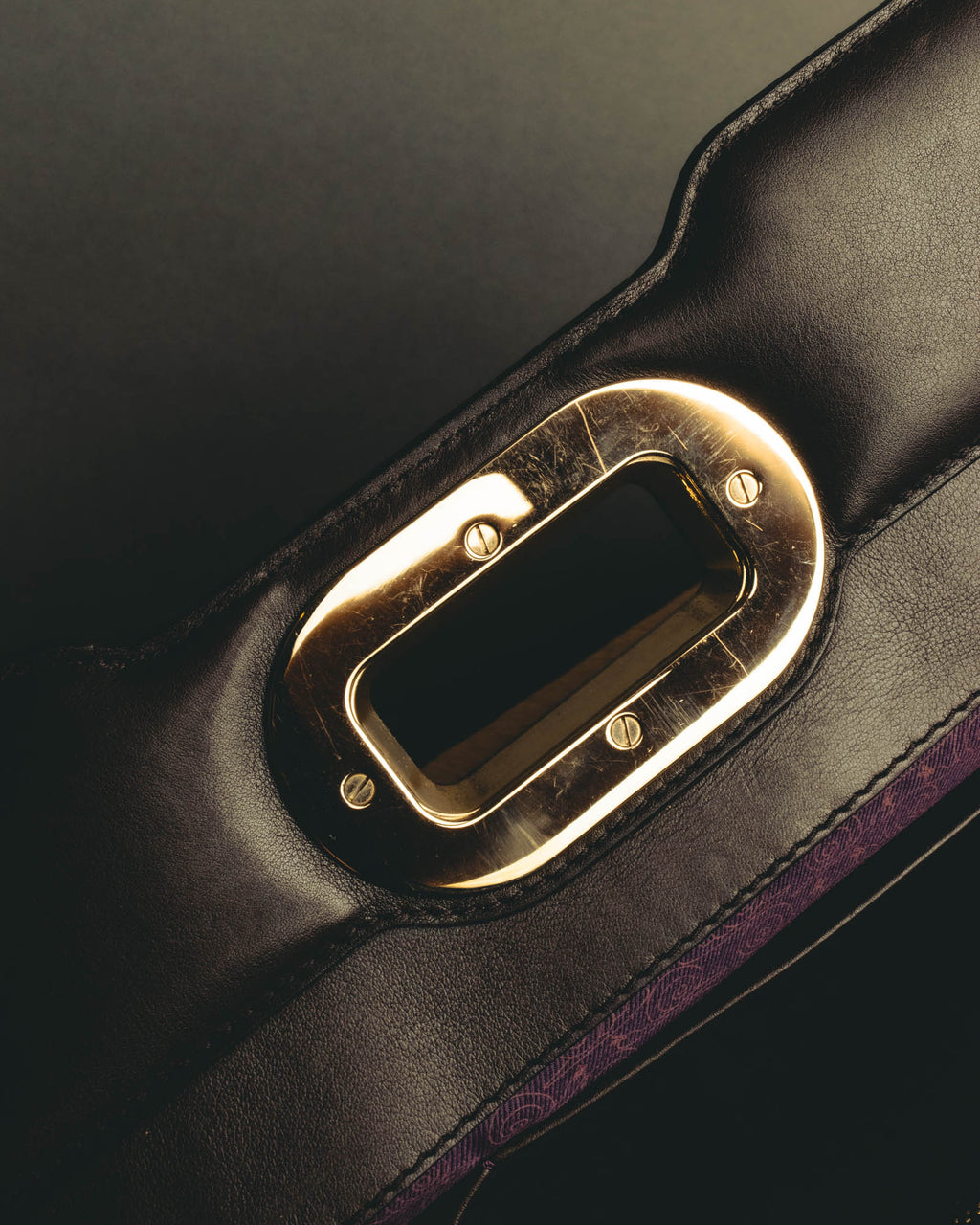 "BVLGARI" 10's Sculptural hair on two way handbag