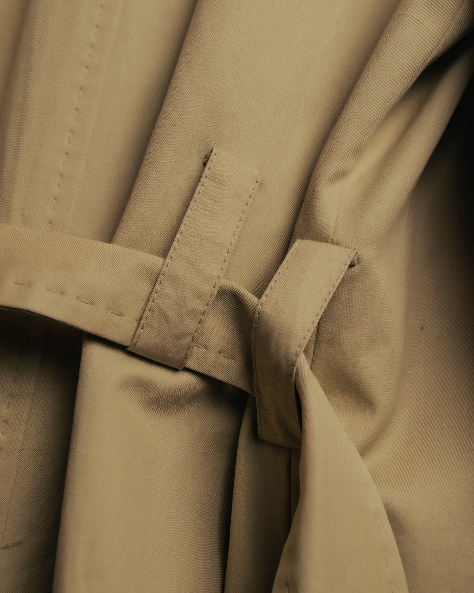 “DOLCE&GABBANA” 2000’s Crown patch belted trench coat