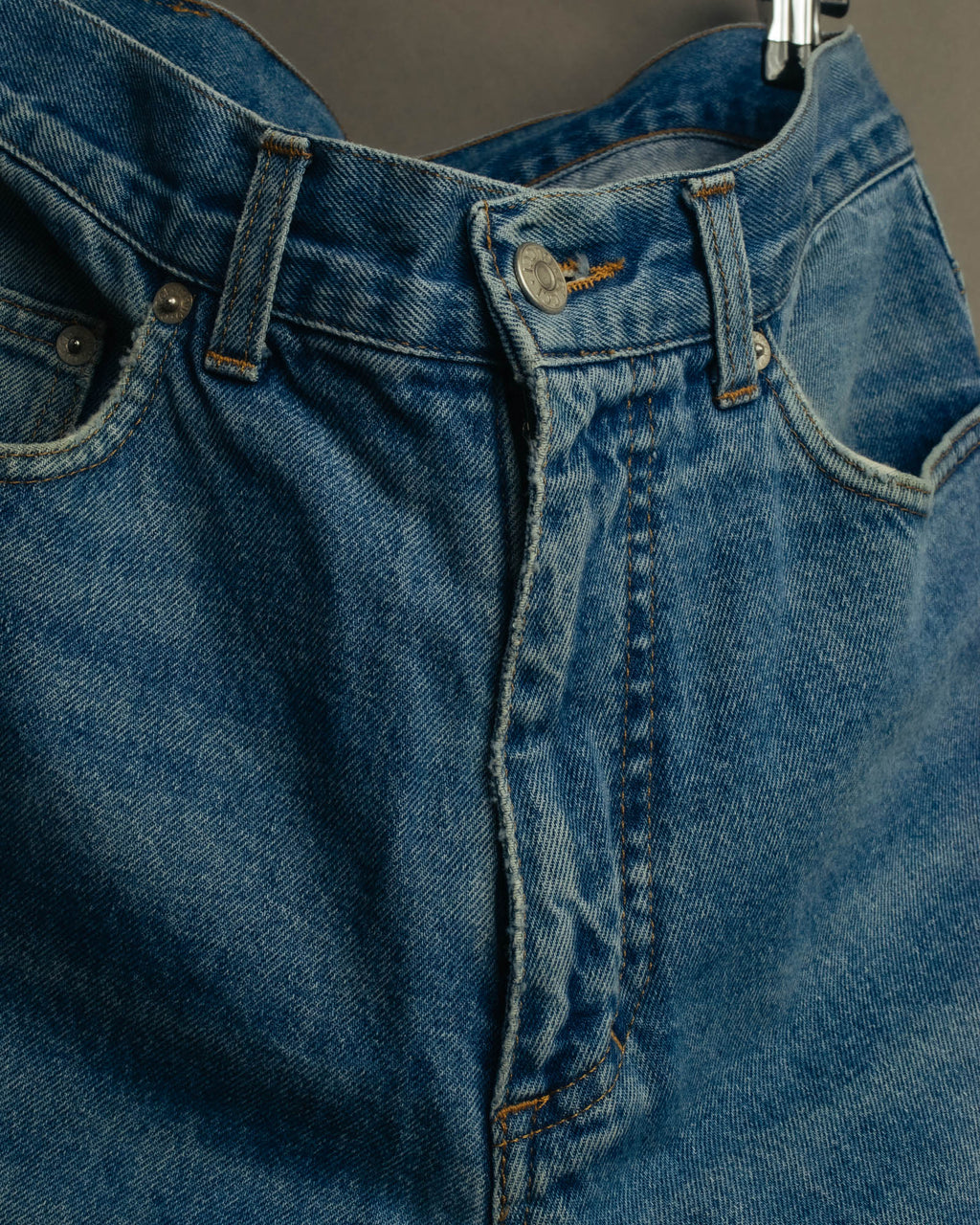 "GUCCI" 80's-90's Faded straight denim jeans