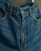 "GUCCI" 80's-90's Faded straight denim jeans