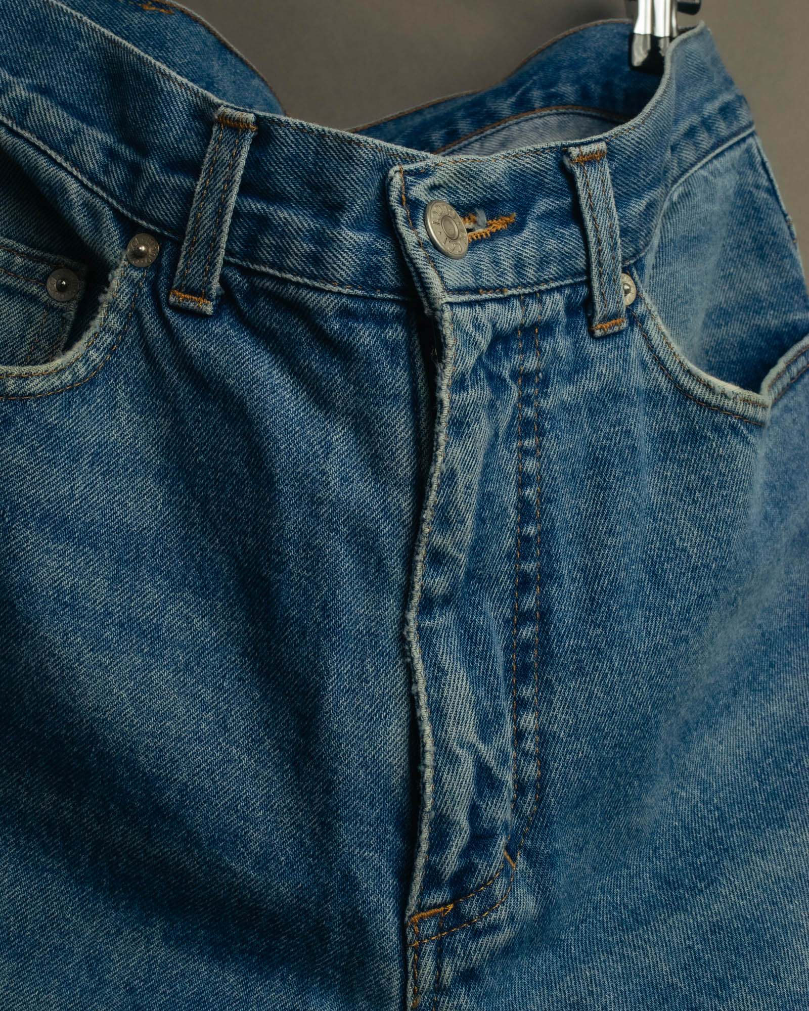 "GUCCI" 80's-90's Faded straight denim jeans