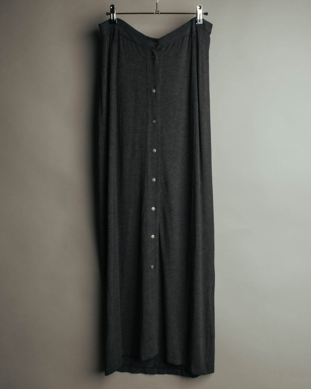 "FENDI jeans" 90's Front button knit maxi skirt