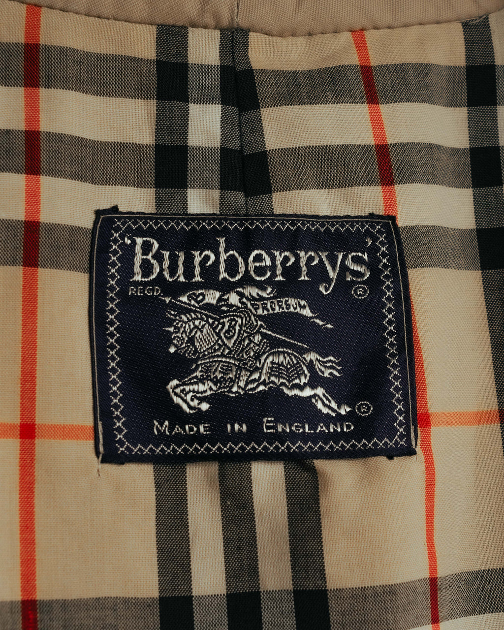 -SPECIAL- "Burberrys" 80's-90's Hand painted trench coat