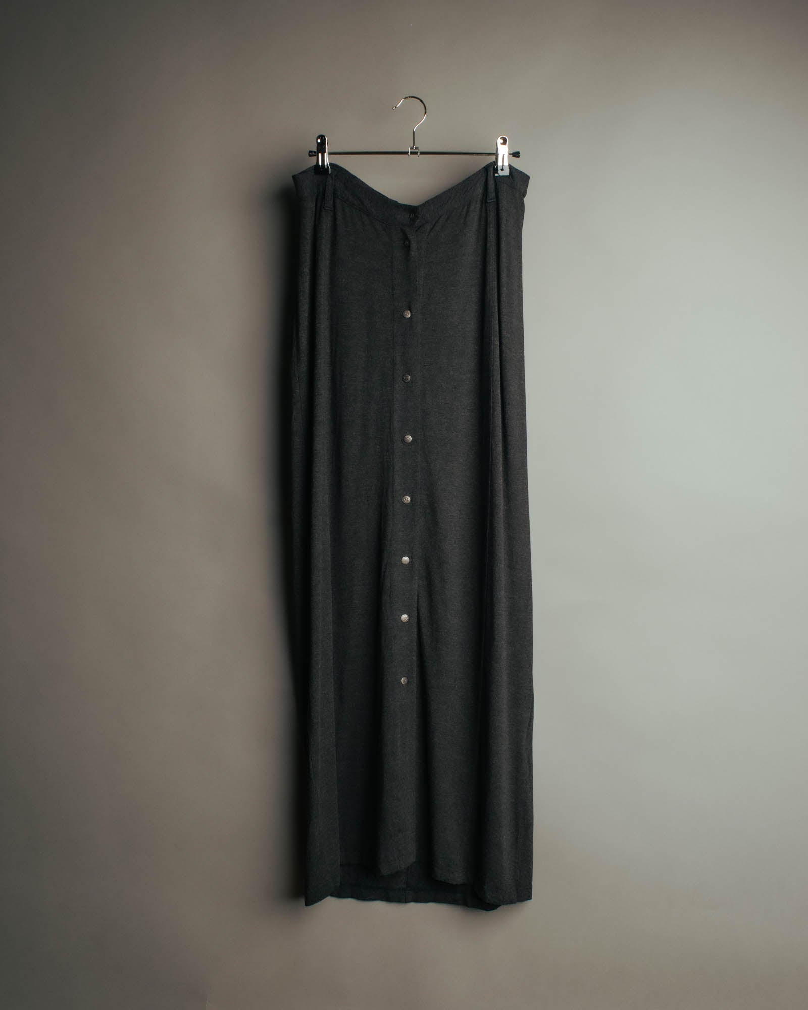 "FENDI jeans" 90's Front button knit maxi skirt