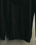 "VALENTINO ROMA" 00's Ruffled virgin wool knit sweater