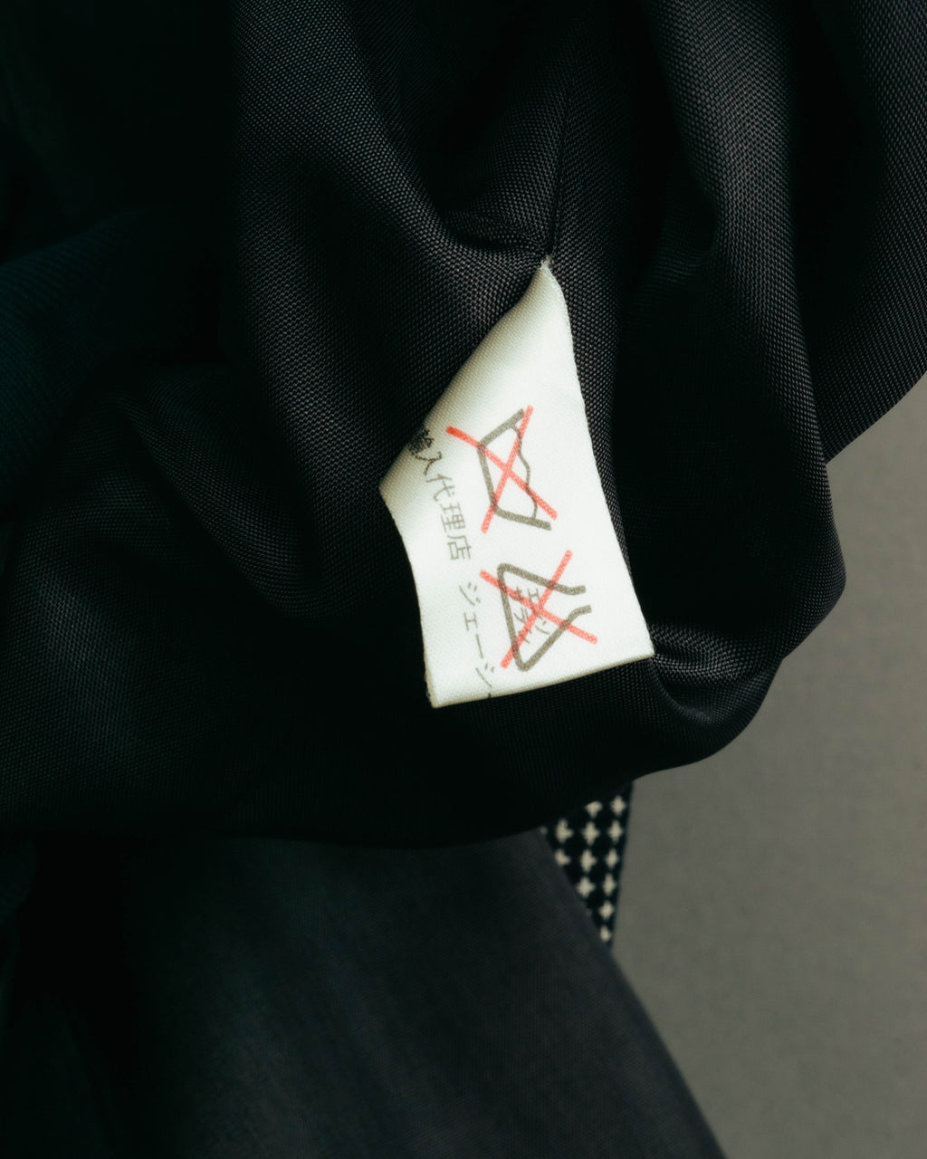 "CELINE" 80's-90's Structured patterned tailored blazer