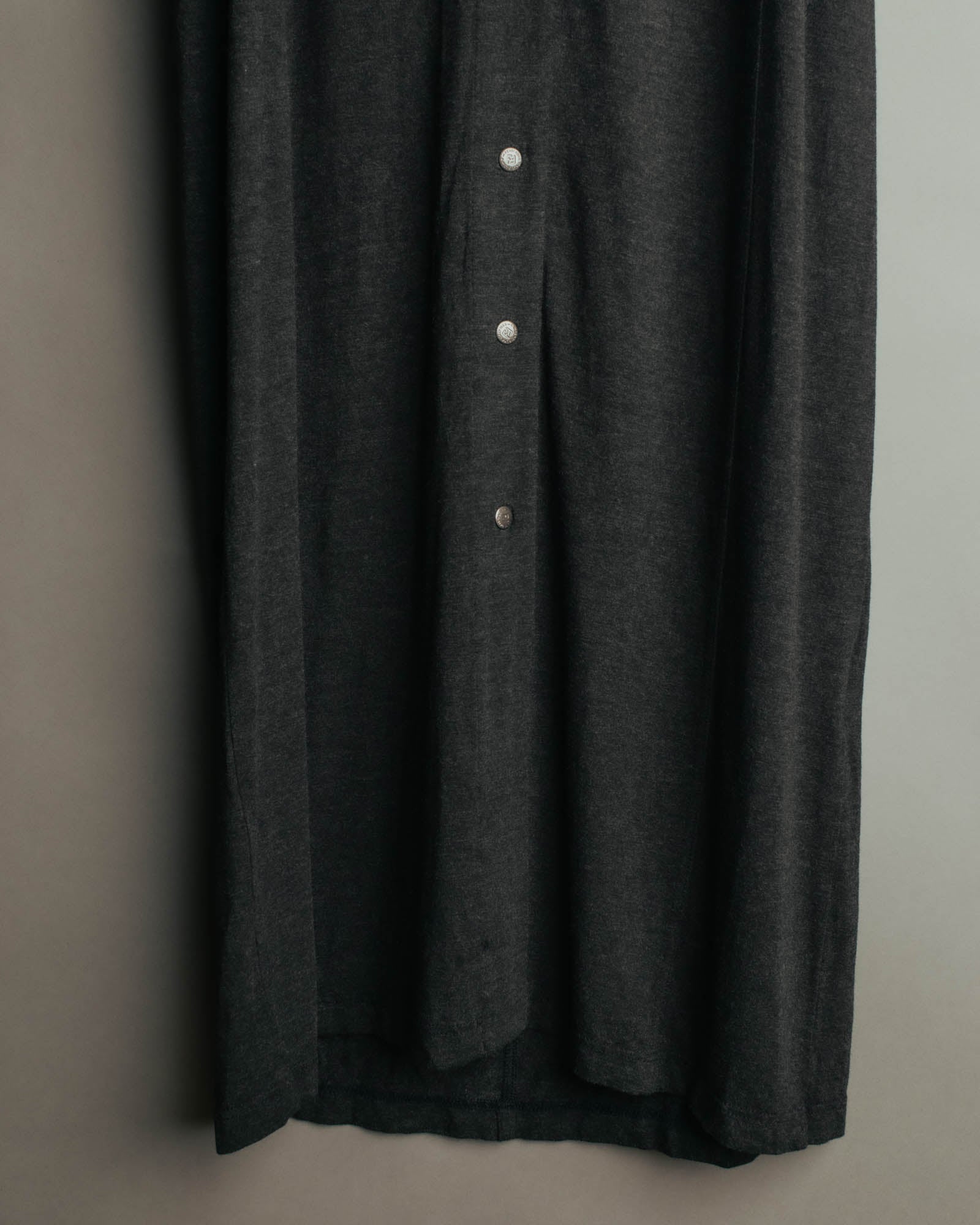 "FENDI jeans" 90's Front button knit maxi skirt