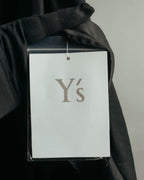 "Y's" 2010's-20's Asymmetric drawstring skirt-like pants