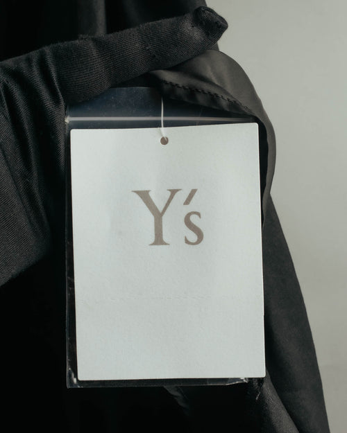 "Y's" 2010's-20's Asymmetric drawstring skirt-like pants